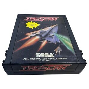 Sega Tac-Scan 1983 Atari 2600 with‎ Manual Stickers Performance Card Tested Rare